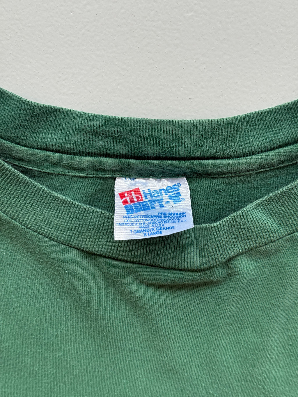 Green Mad Boy 90's Vintage Single Stitch Hip Hop Graphic T-Shirt - XL