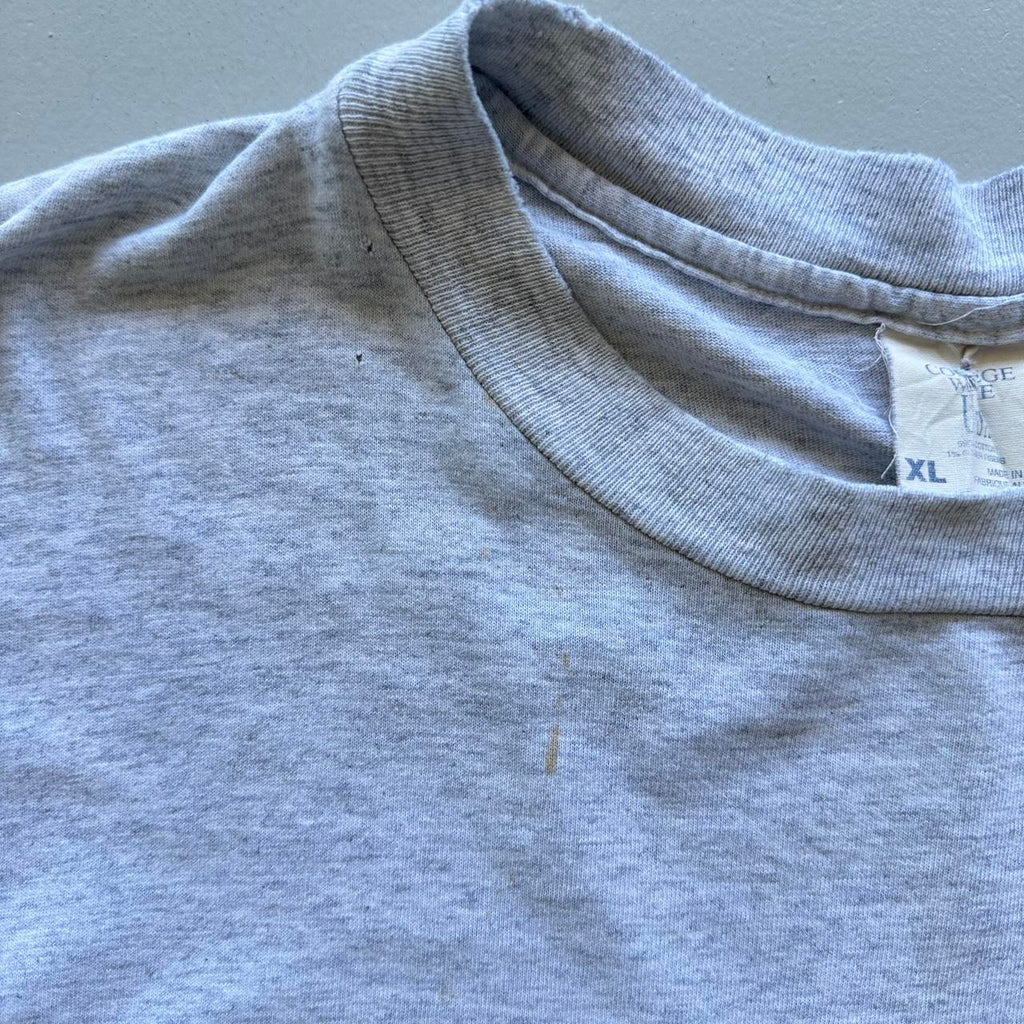 Grey Thrashed USA Flags Olympics 90s Vintage T-shirt - XL