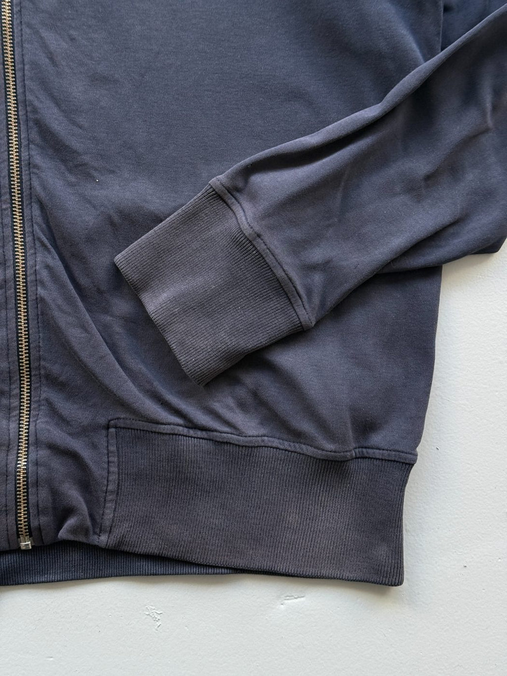 Burberry London Navy Full Zip Vintage Track Jacket - Large