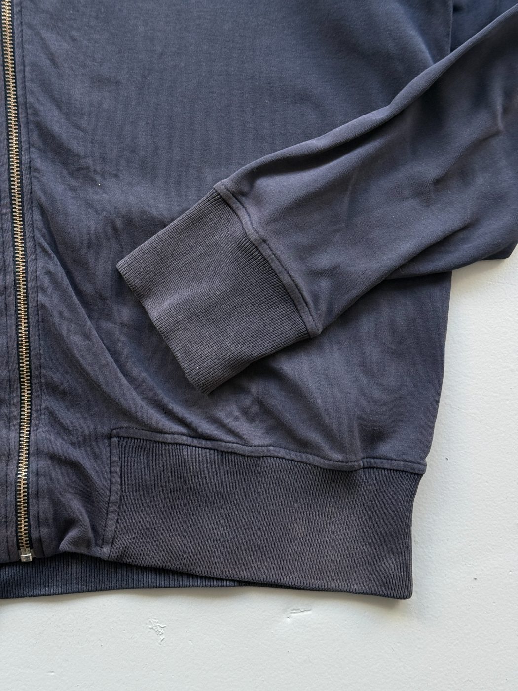 Burberry London Navy Full Zip Vintage Track Jacket - Large