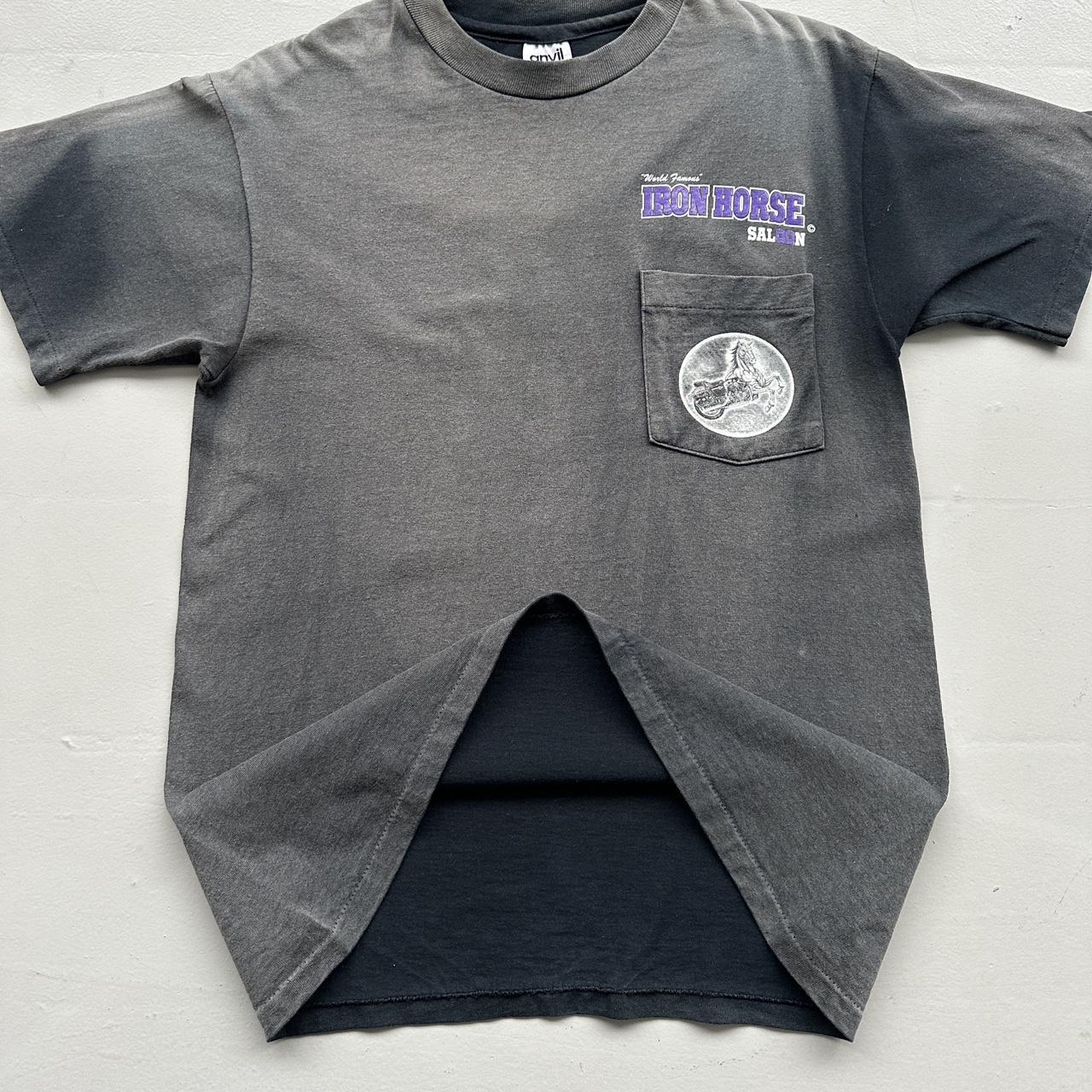 Faded Iron Horse Saloon 1997 Vintage 90's Graphic T-shirt - Small