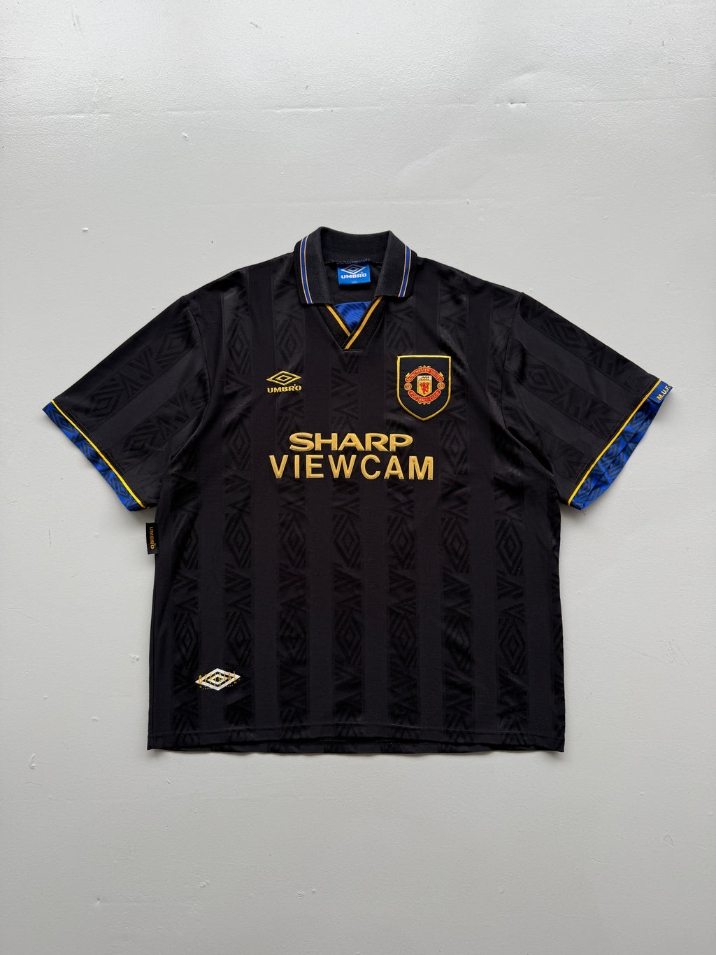 Umbro Manchester United Sharp Viewcam 90's Vintage Away Football Shirt - 2XL