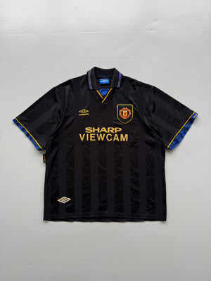 Umbro Manchester United Sharp Viewcam 90's Vintage Away Football Shirt - 2XL