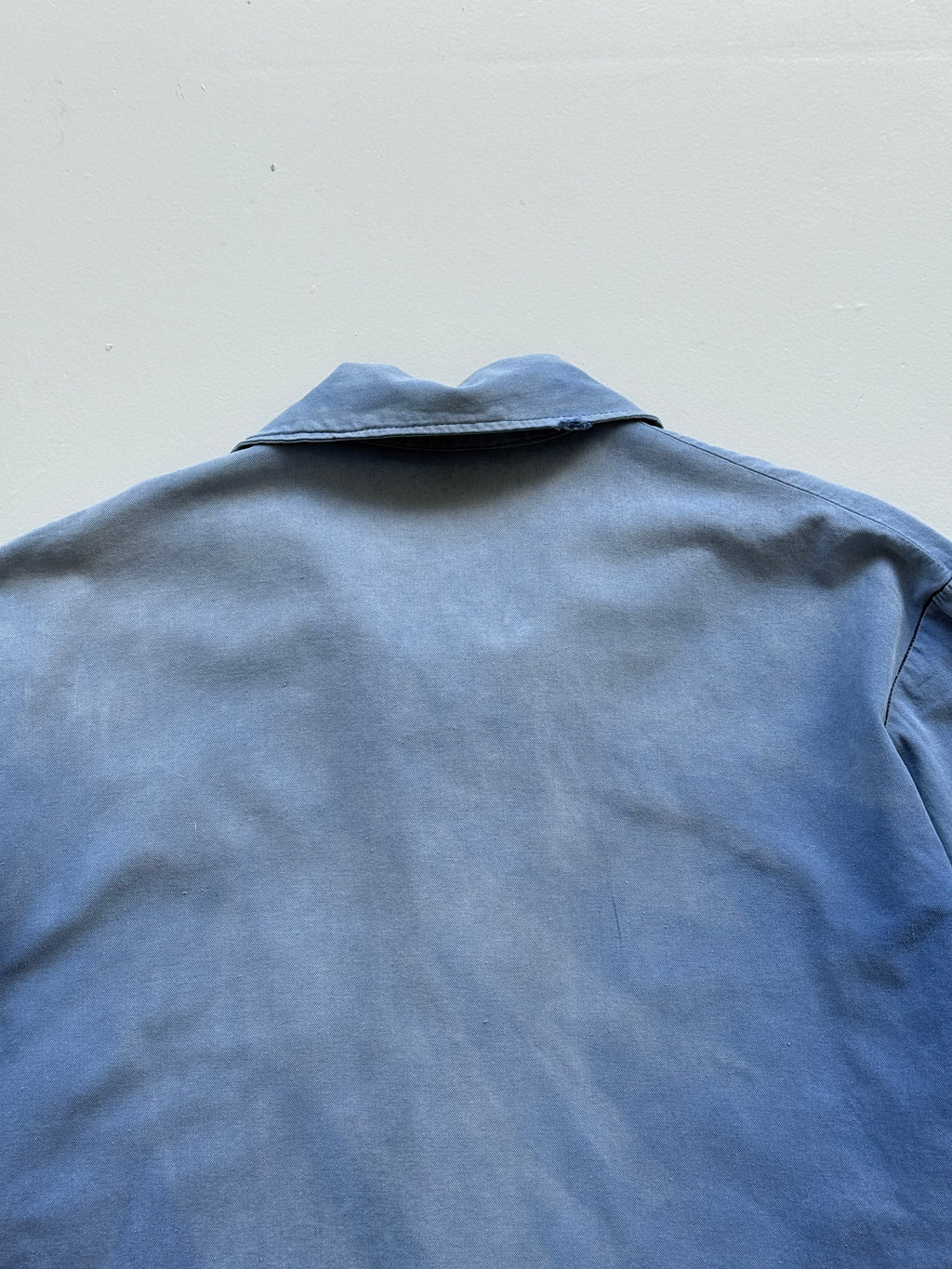 Thrashed Faded Blue French Chore Jacket 70's Vintage Workwear CH175 - XL