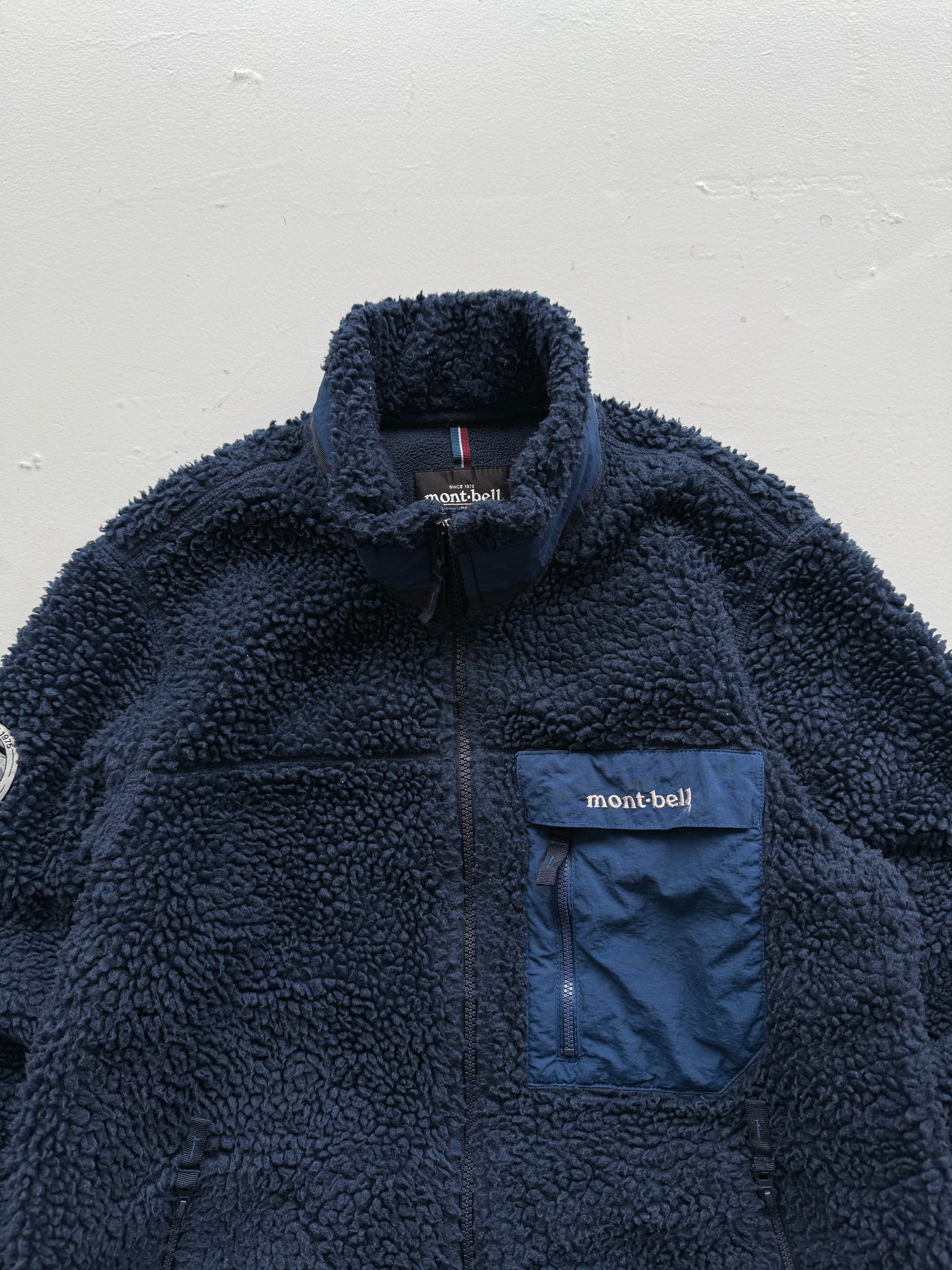 Blue Mont Bell Climbplus Shearling Fleece Jacket - XS