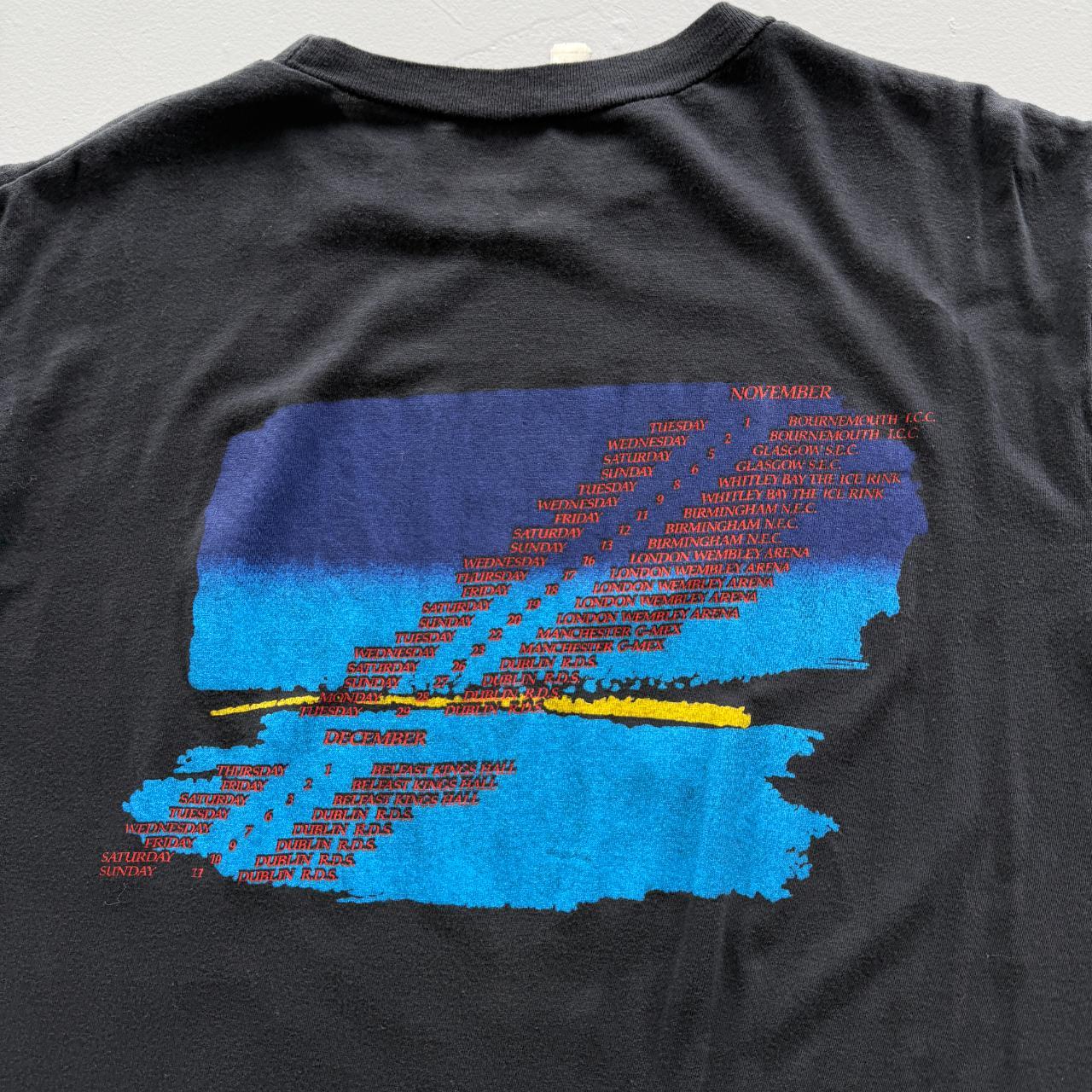 Black Chris De Burgh Vintage 90's Band T-shirt - Large