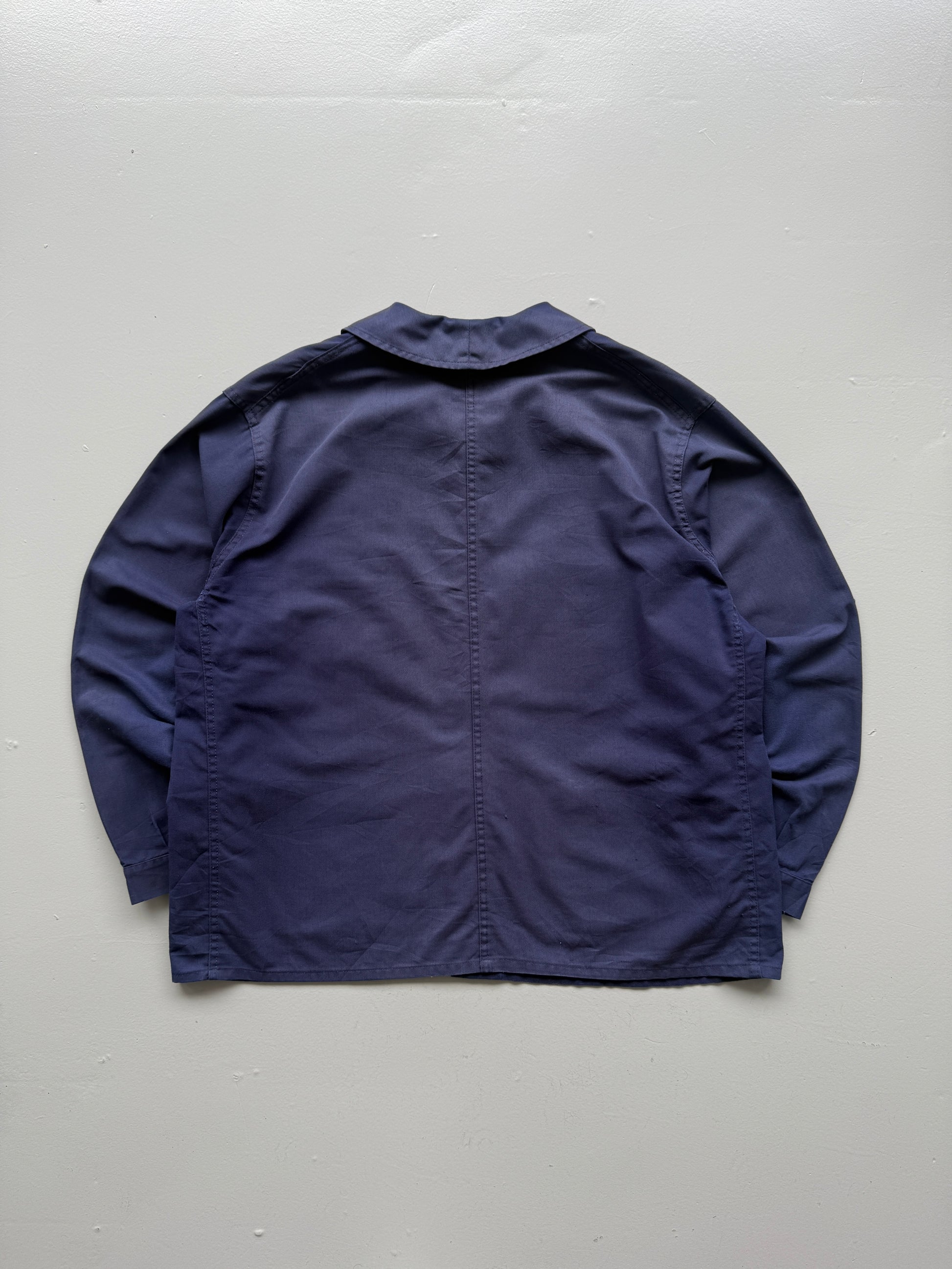 Navy Blue Chore Jacket 90's Vintage French Workwear CH148 - XL