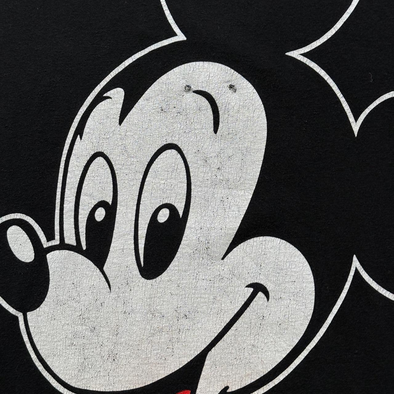 Black Micky Mouse 00s Vintage Disney T-shirt - XXL