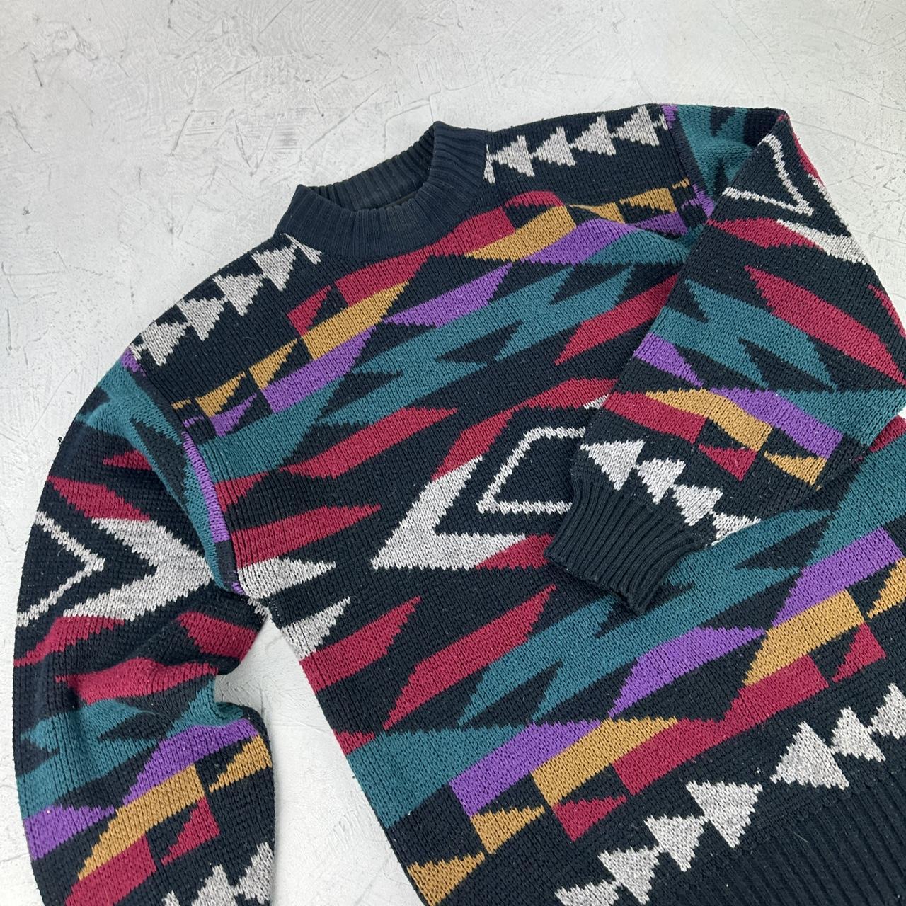 Navajo 90's Knitted Sweatshirt - Small