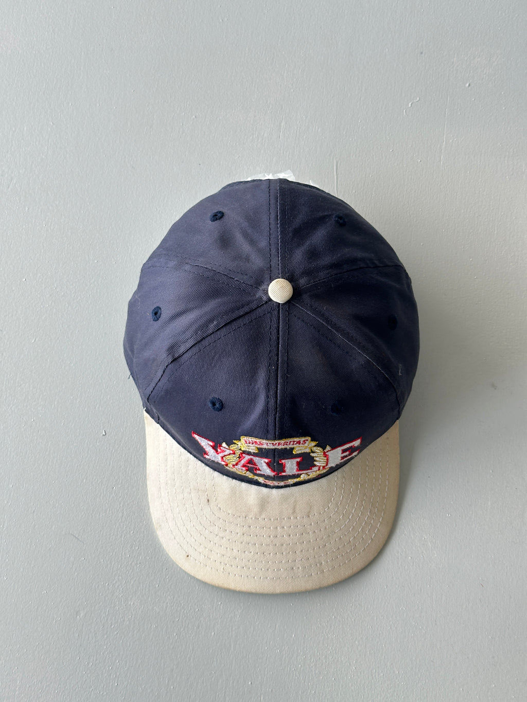 Navy / Stone Yale University 90's Vintage SnapBack Trucker Cap