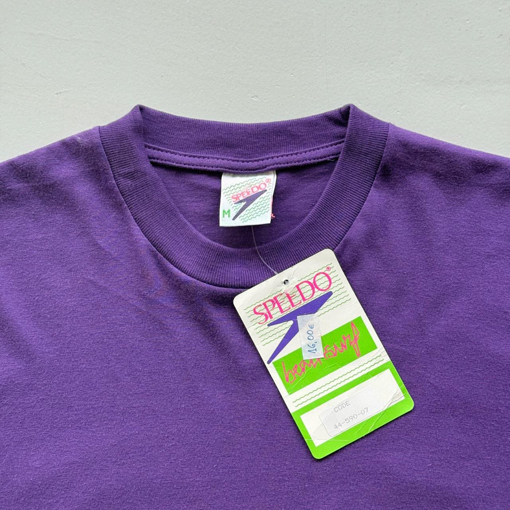 Purple Speedo 90s Deadstock Graphic T-Shirt - Medium