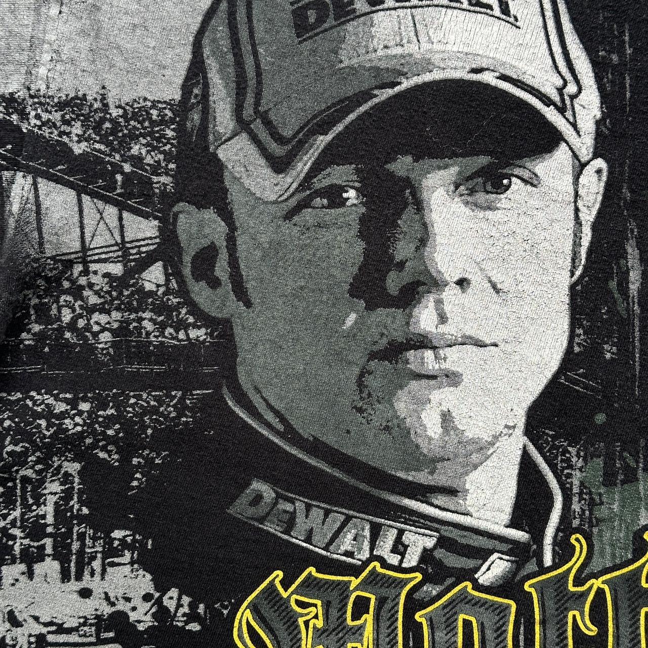 Black Nascar Y2K Tribal Vintage T-shirt - 2XL