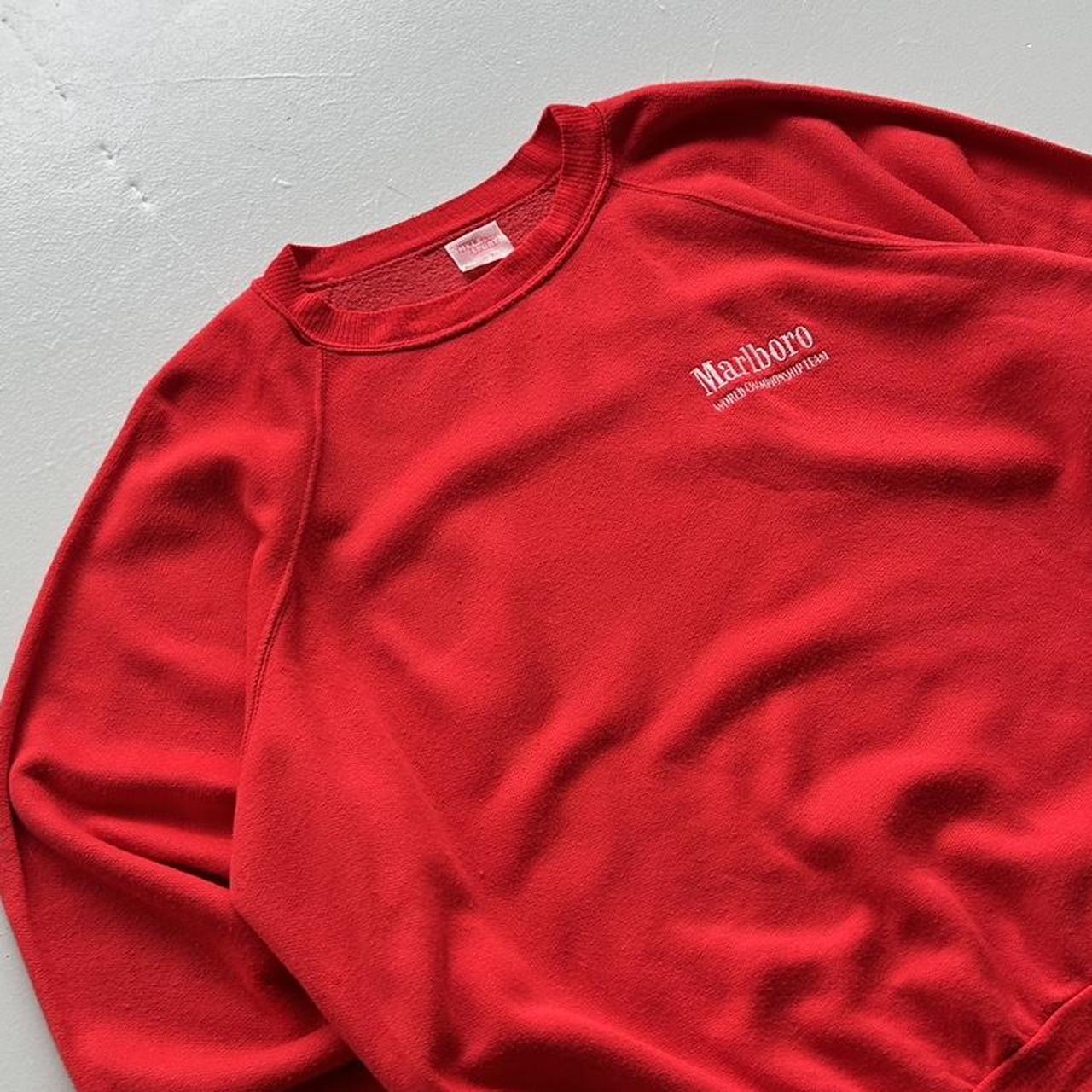 Red Marlboro World Championship 90’s Vintage Graphic Sweatshirt - XL