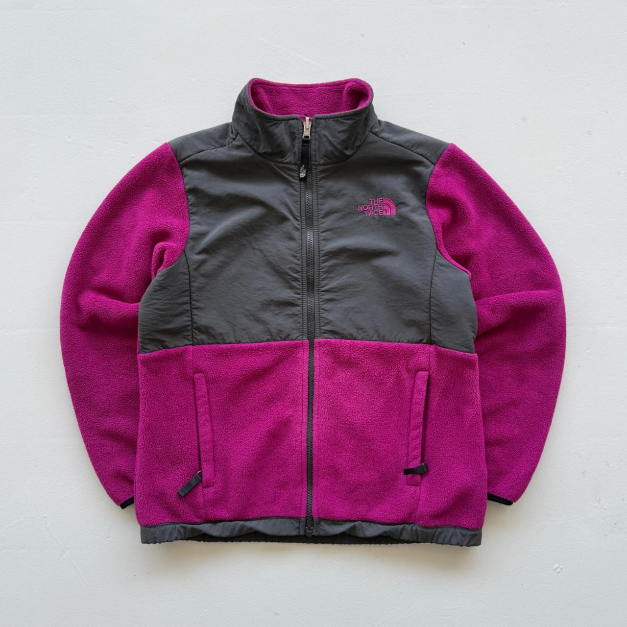Pink North Face 00's Y2K TNF Zip-Up Fleece - Womens Medium
