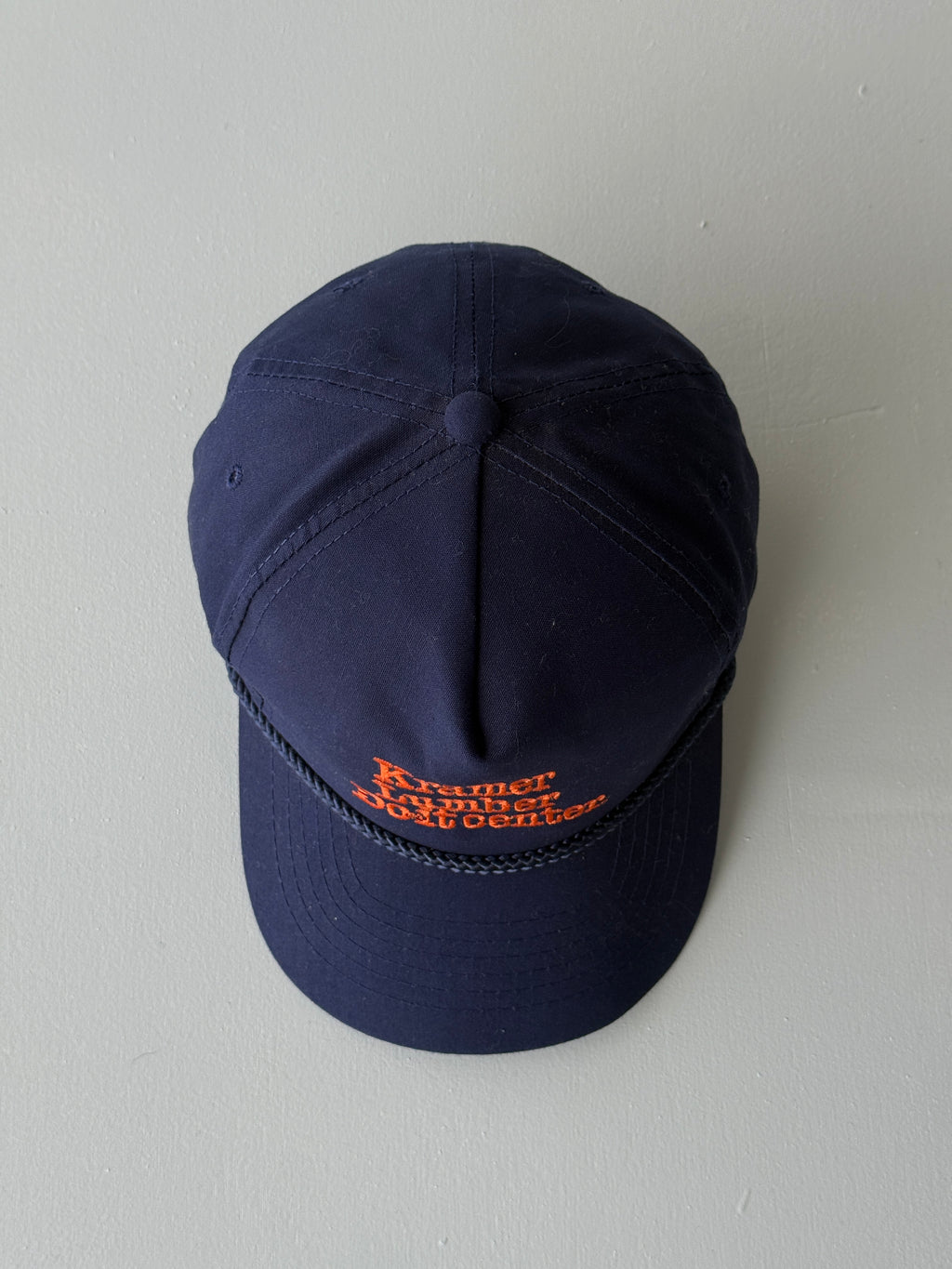 Navy Kramer Lumber 90's Vintage SnapBack Trucker Cap