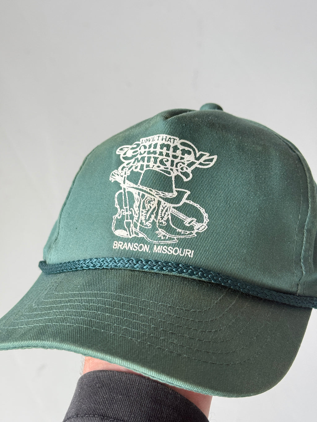 Green Country Music Vintage Cotton SnapBack Trucker Cap