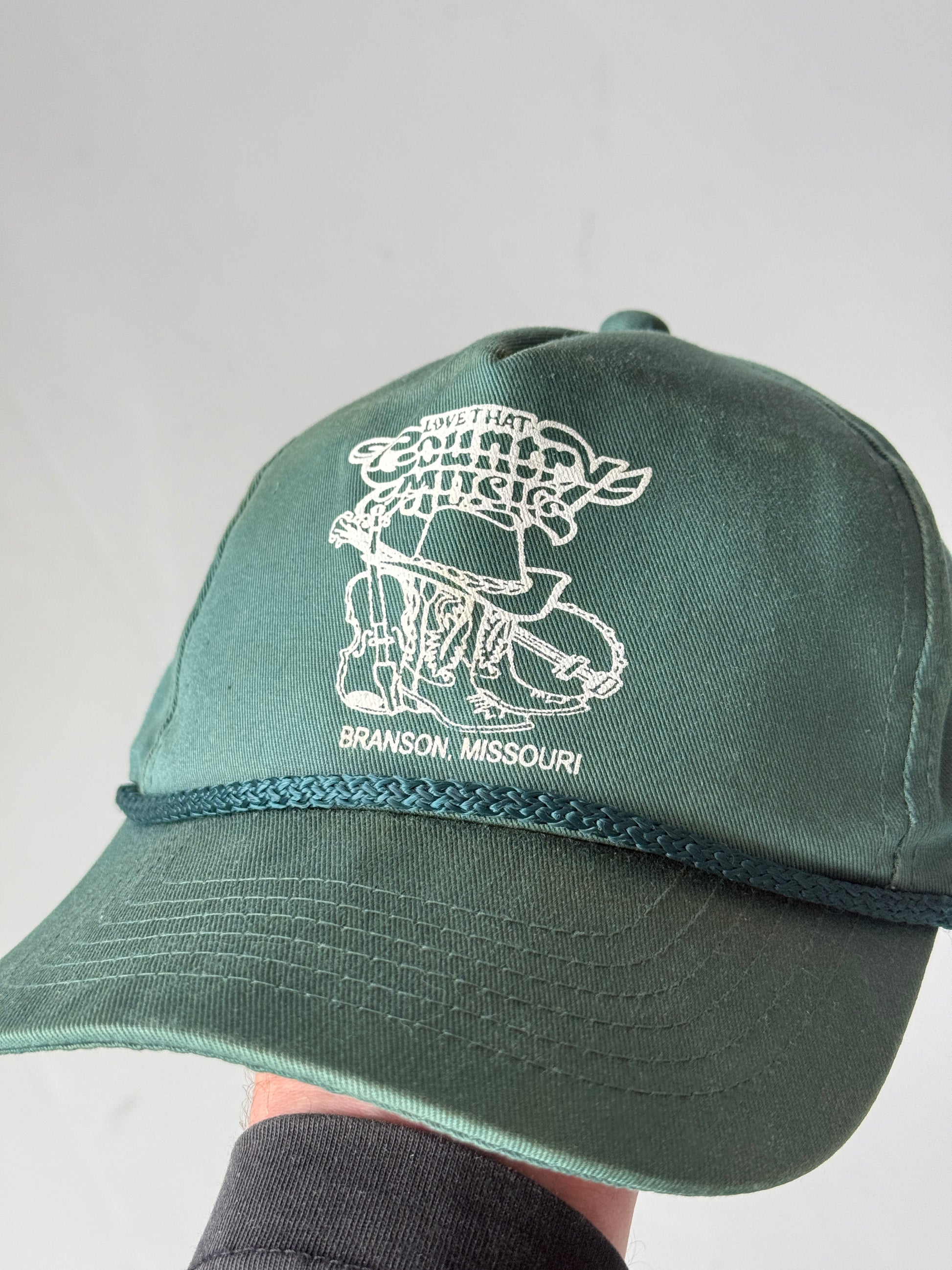 Green Country Music Vintage Cotton SnapBack Trucker Cap