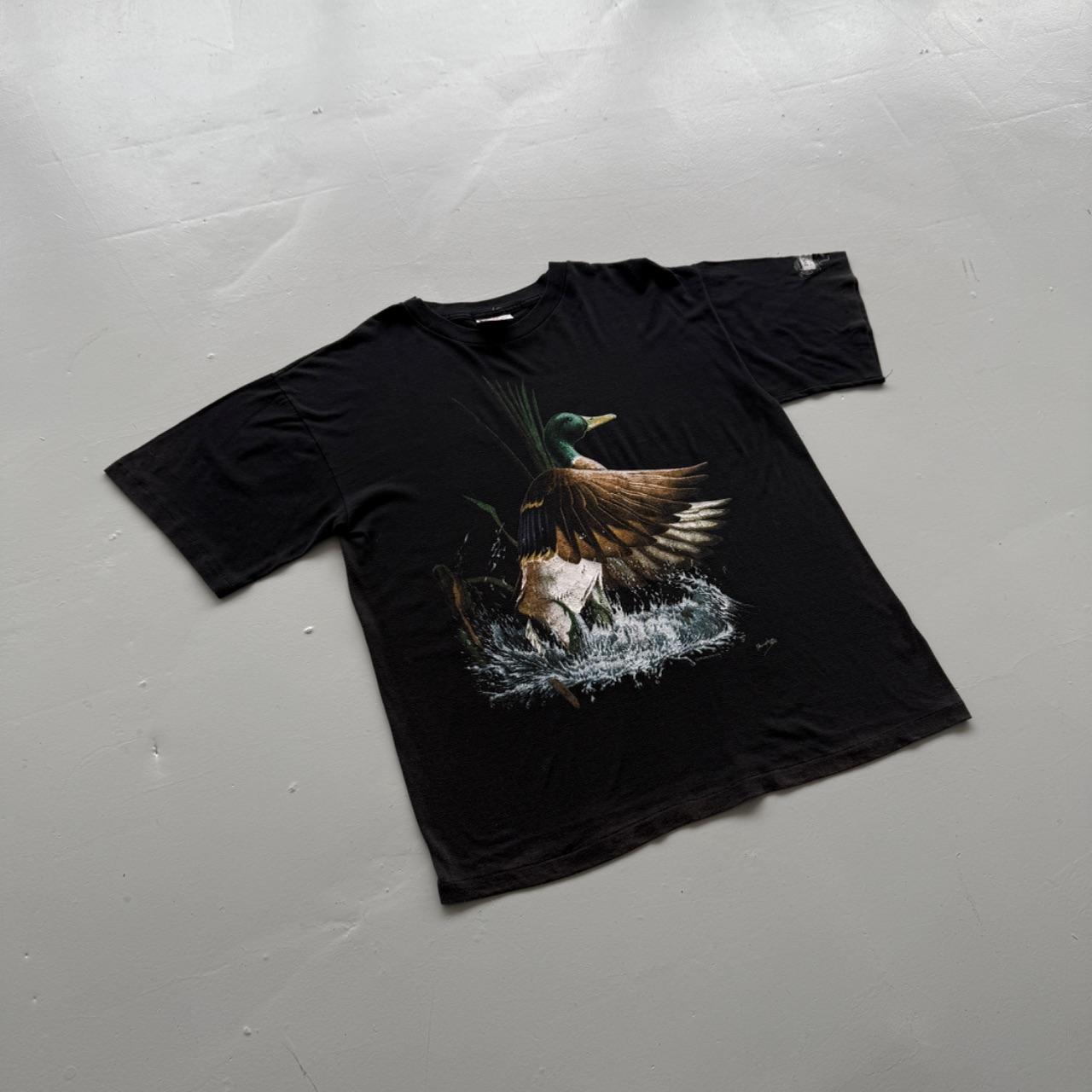 Black Duck Mallard 90s Vintage Graphic T-Shirt - XL