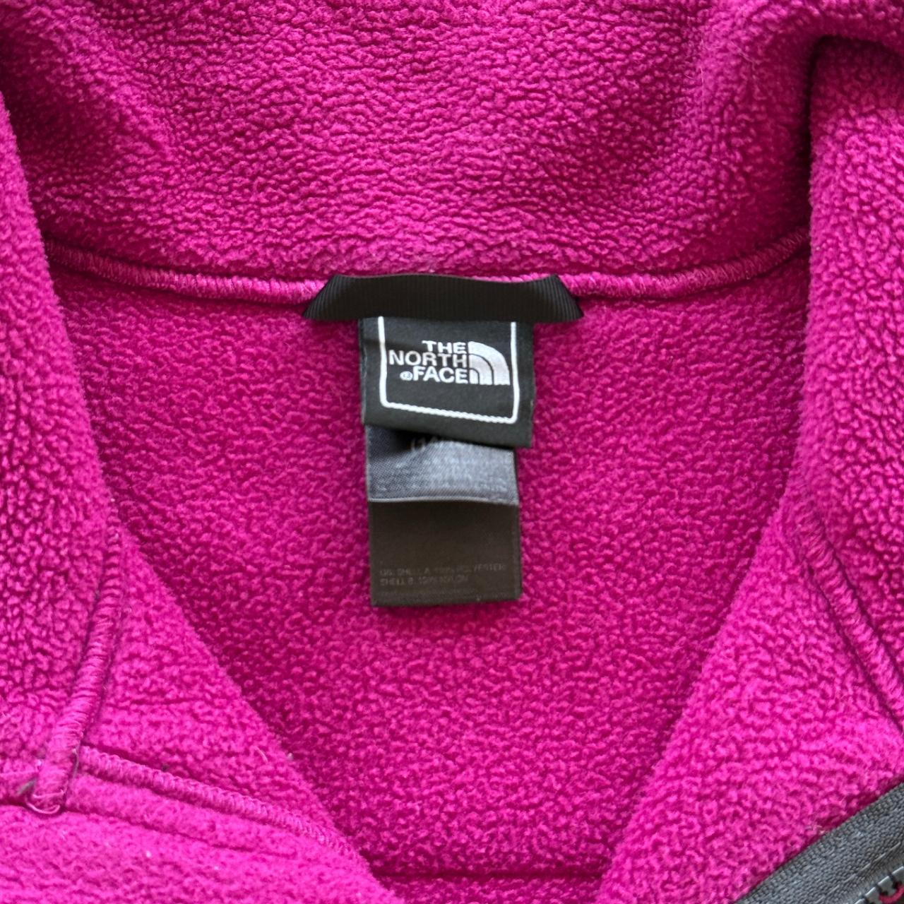 Pink North Face 00's Y2K TNF Zip-Up Fleece - Womens Medium