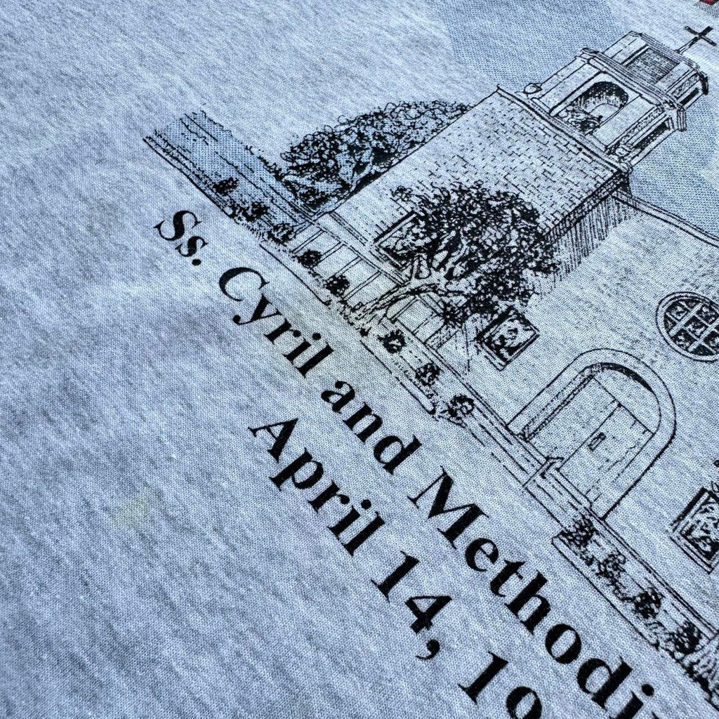 Grey SpringFest Religious 90s Vintage T-shirt - XL
