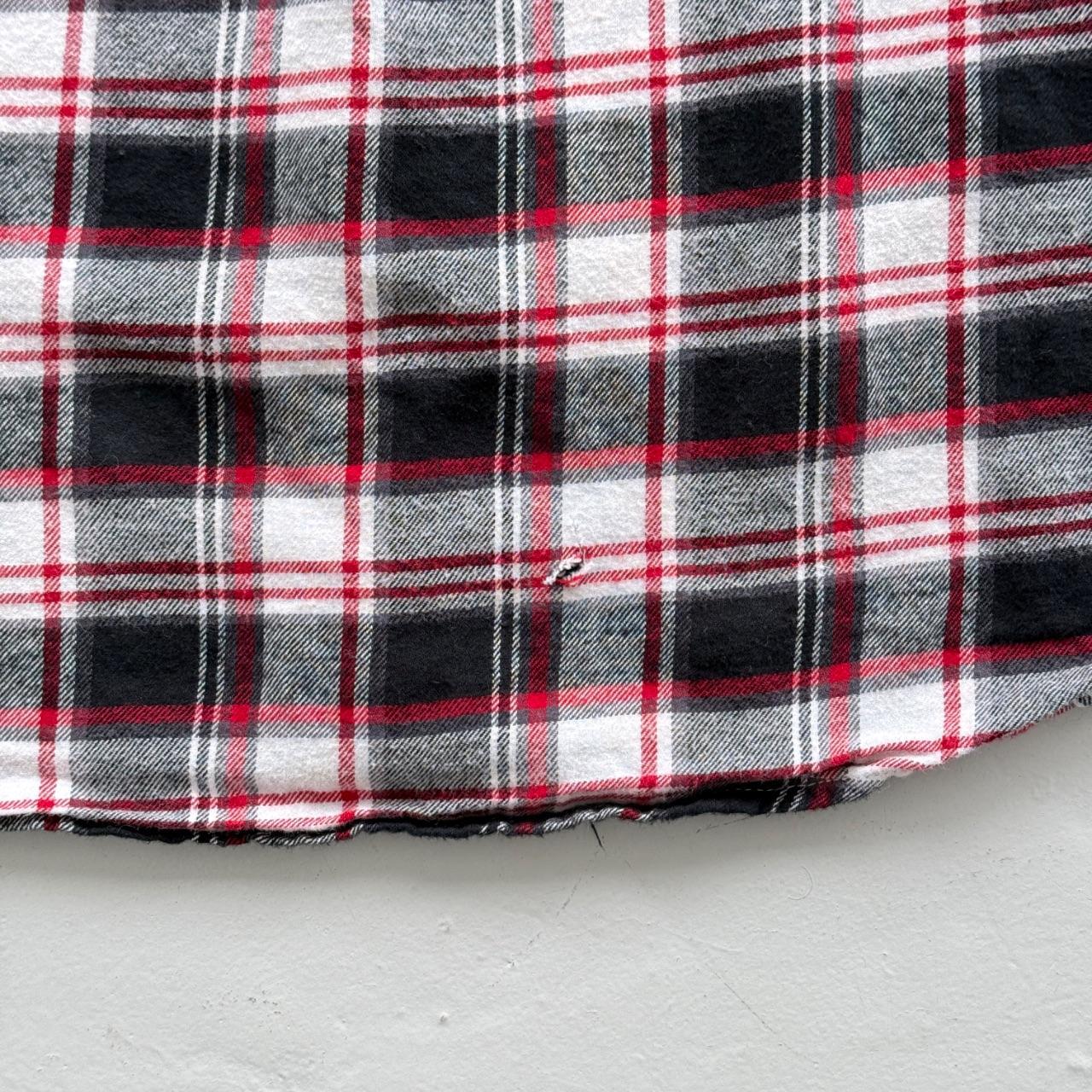 Red and Black Checkered Chaps 90s Vintage Long Sleeve Shirt - Large