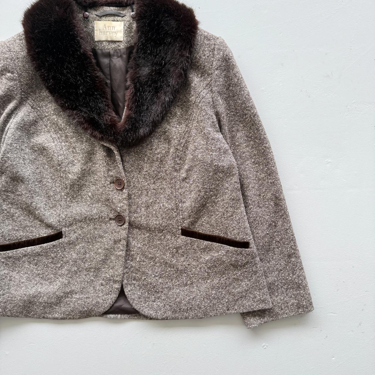 Ann Harvey 80s Vintage Cropped Jacket - Large