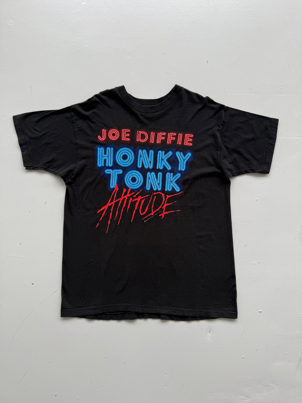 Black Joe Diffie 90's Vintage Graphic Country Music T-Shirt - XL