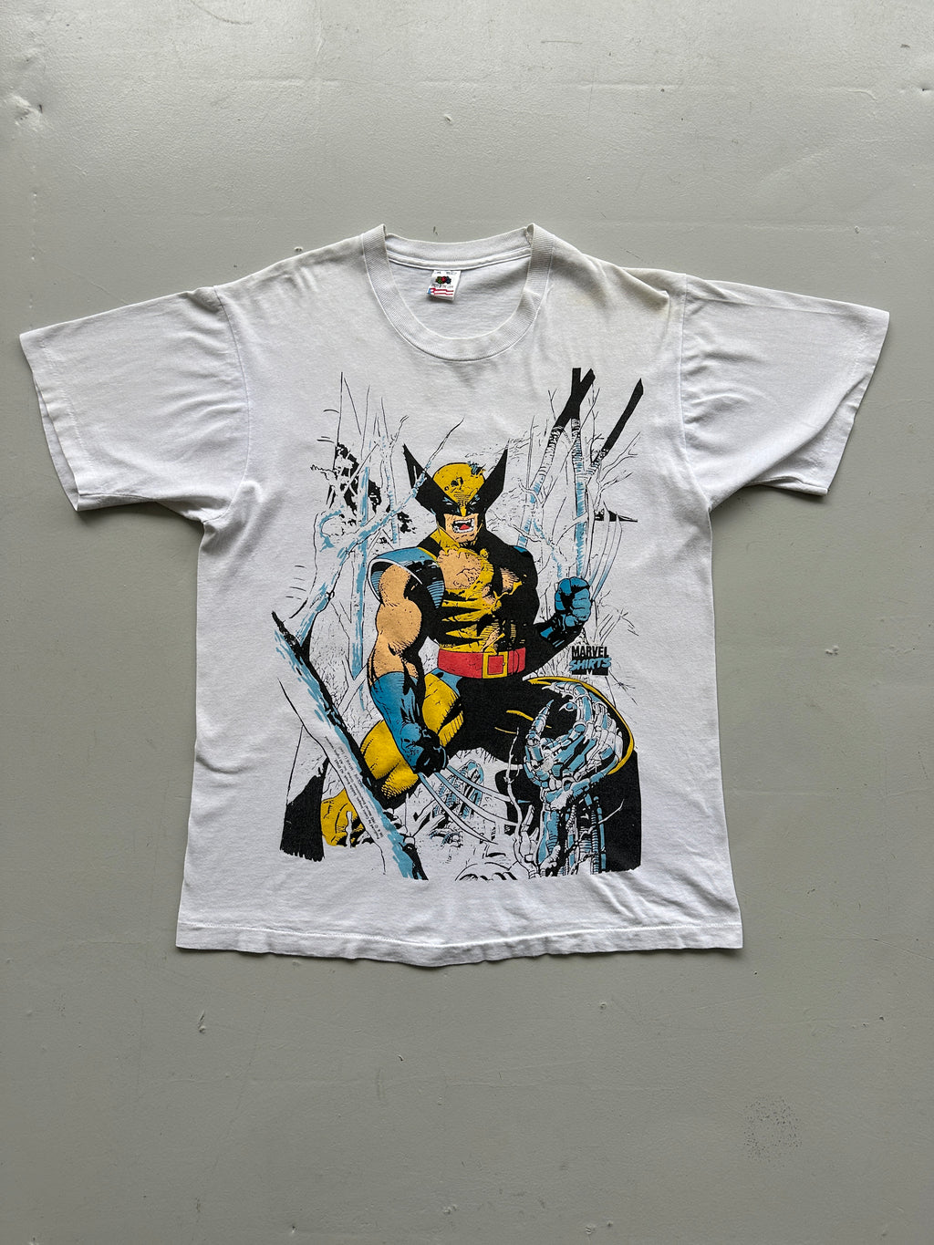 Wolverine Marvel Single Stitch Rare 90's Vintage T-shirt - XL