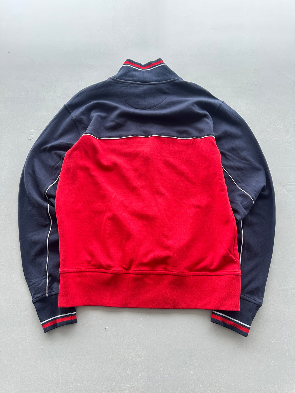 Lambretta England Three Lions Y2K Vintage Zip Sweatshirt - XL