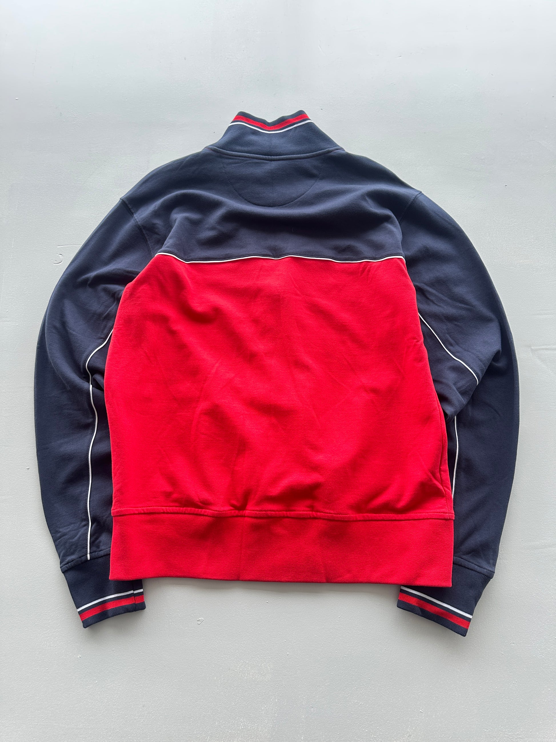 Lambretta England Three Lions Y2K Vintage Zip Sweatshirt - XL