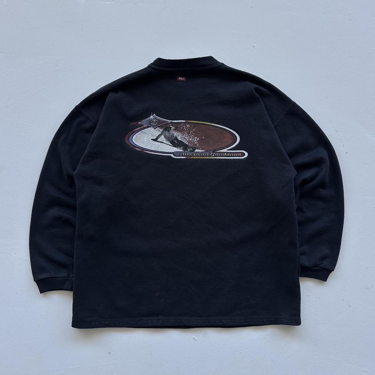 Black Anba Snowboarding 90’s Vintage Graphic Sweatshirt - Medium