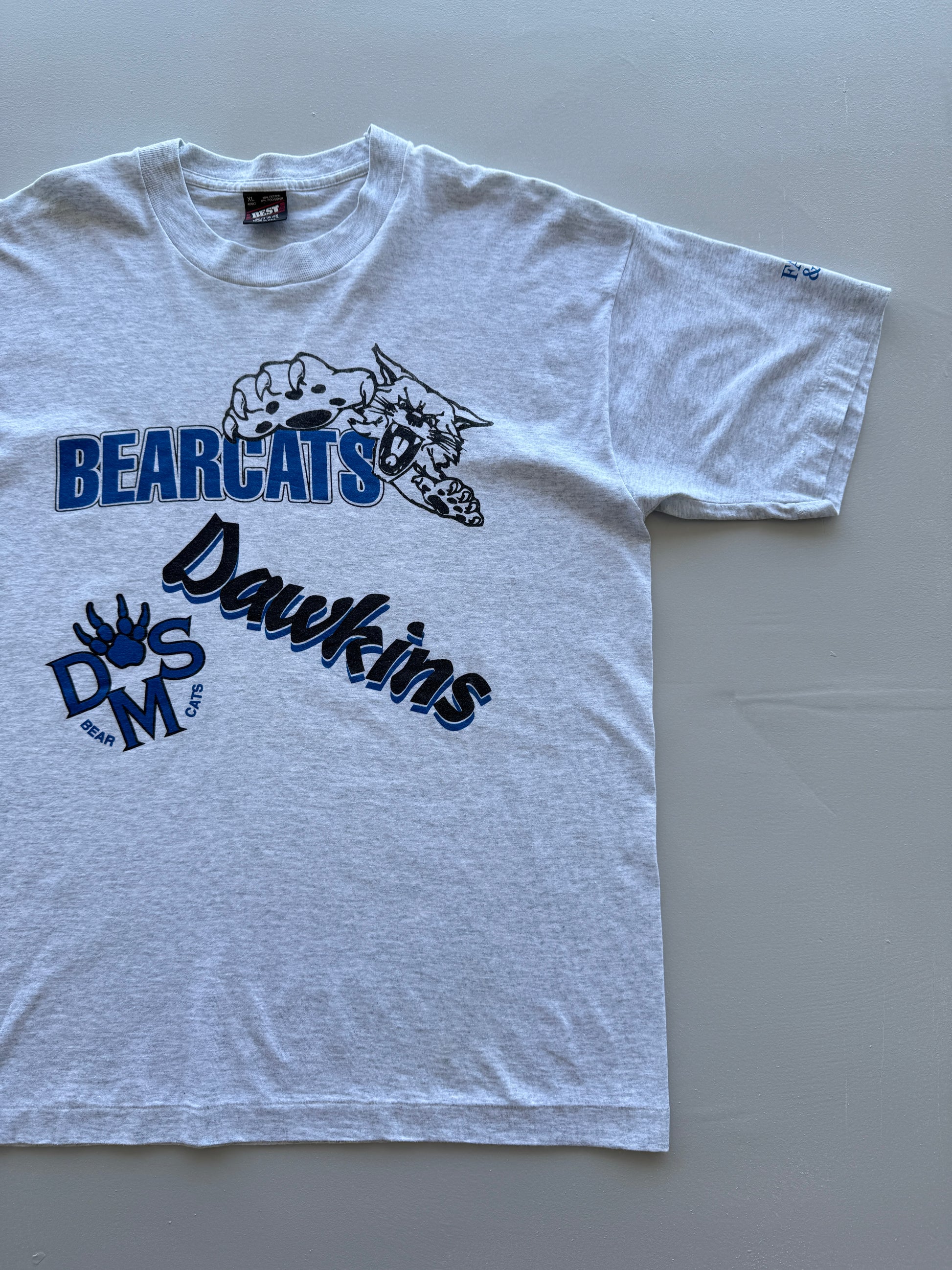 Bearcats Dawkins DSM Single Stitch 90's Vintage T-Shirt - XL