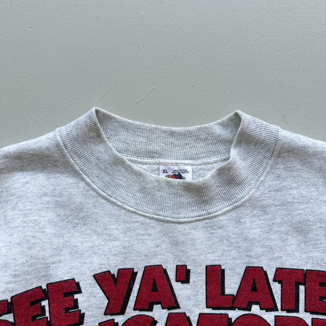 Grey Alabama Crimson Tide Floirda Gators Vintage 90s Sweatshirt - Large