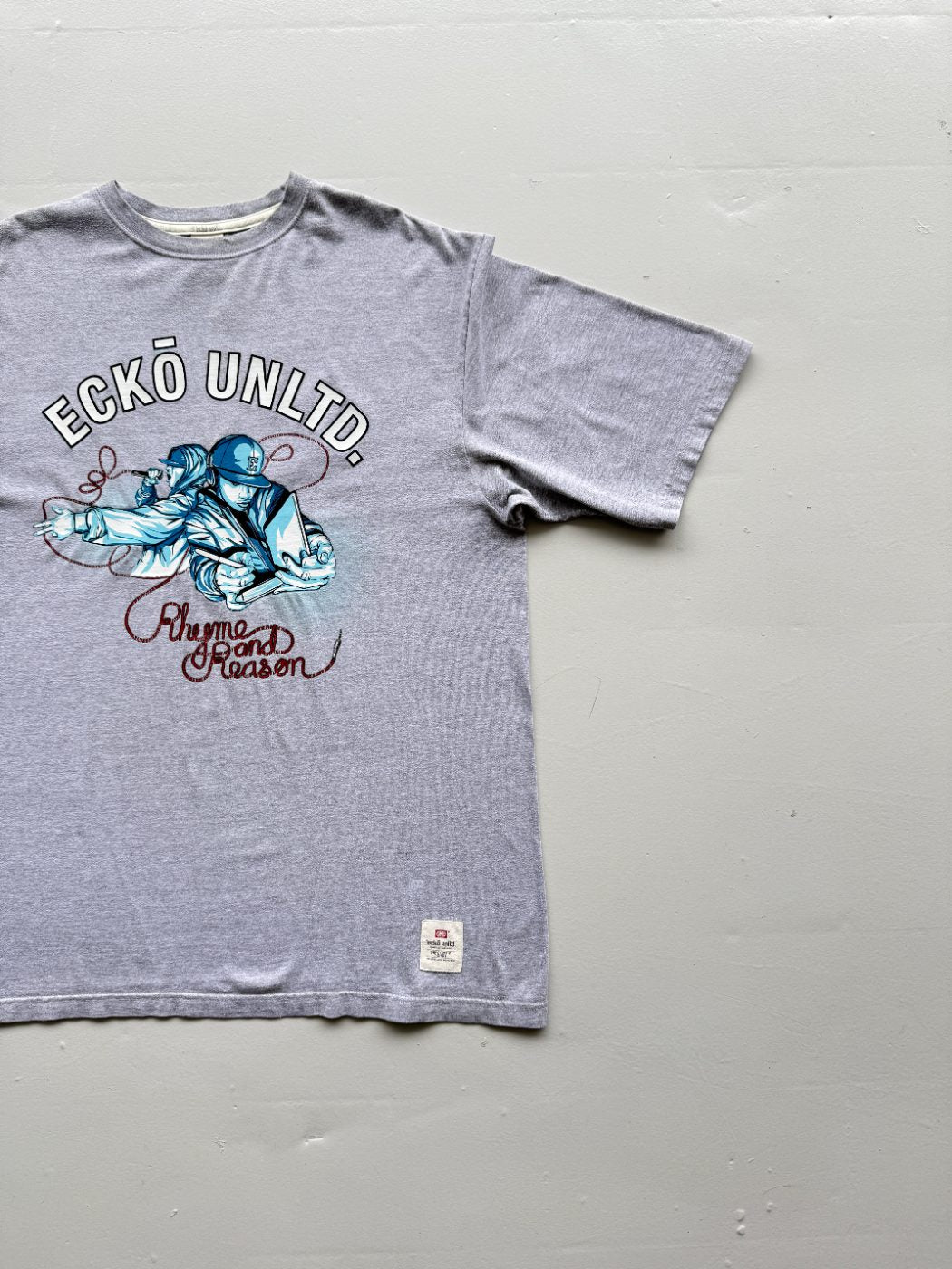 Ecko Unltd. Rhyme and Reason Y2K Vintage Graphic T-Shirt - XL