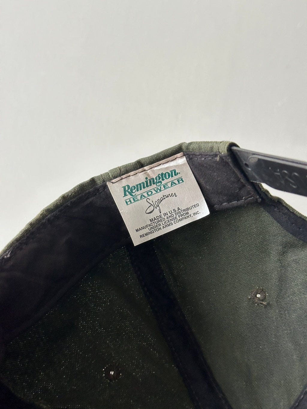 Olive / Tan Remington Firearms 90's Vintage SnapBack Trucker Cap