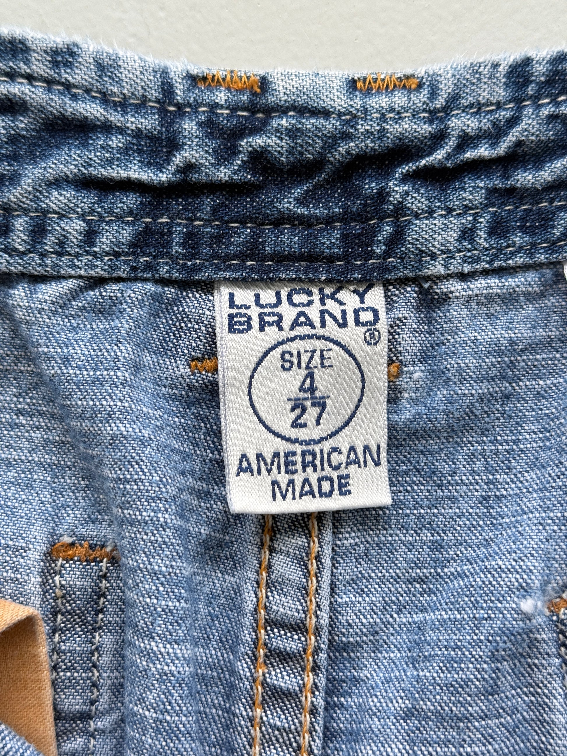 Blue Lucky Brand 00's Vintage Y2K Denim Maxi Skirt - Size 6-8