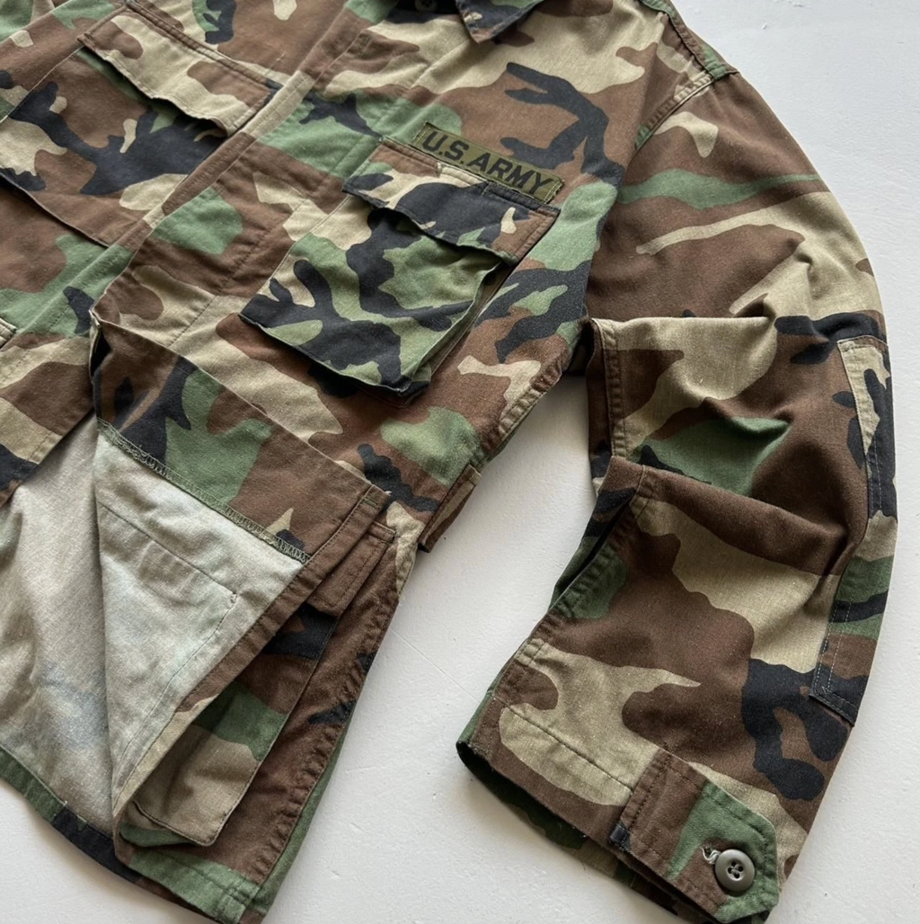 Camouflage US Army 80s/90s Vintage Shirt - Medium