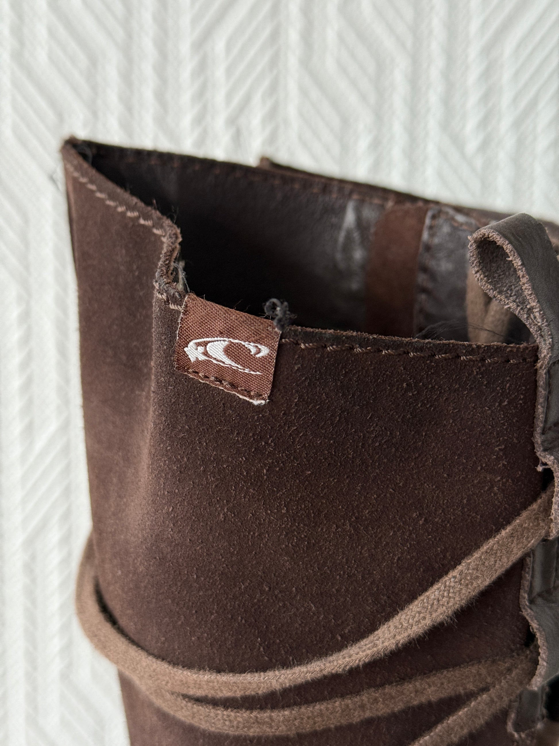 Brown O'Neill Y2K Vintage Suede Boots - UK 6