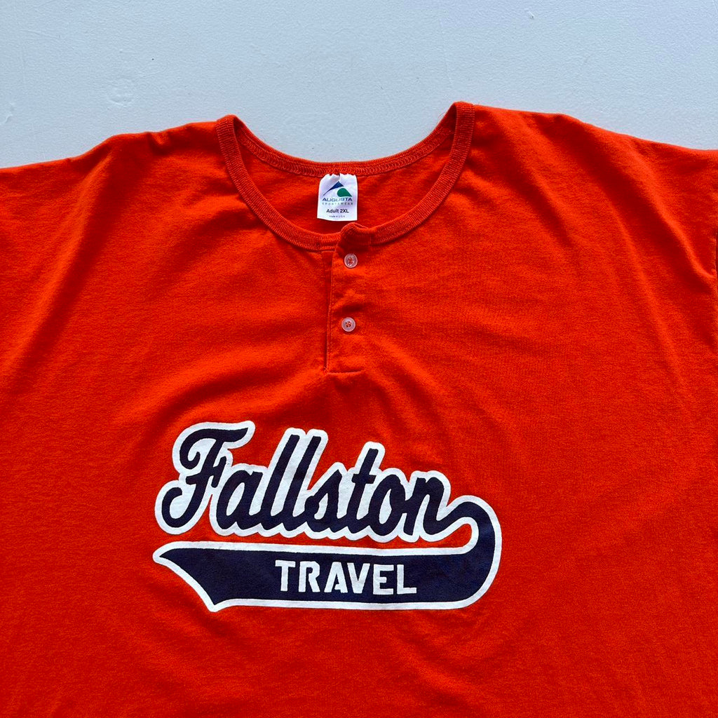 Orange Fallston Baseball 90s Vintage T-shirt - 2XL