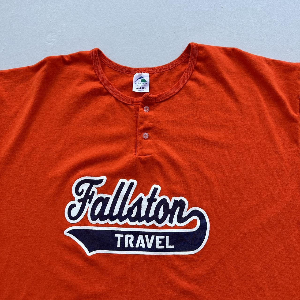 Orange Fallston Baseball 90s Vintage T-shirt - 2XL