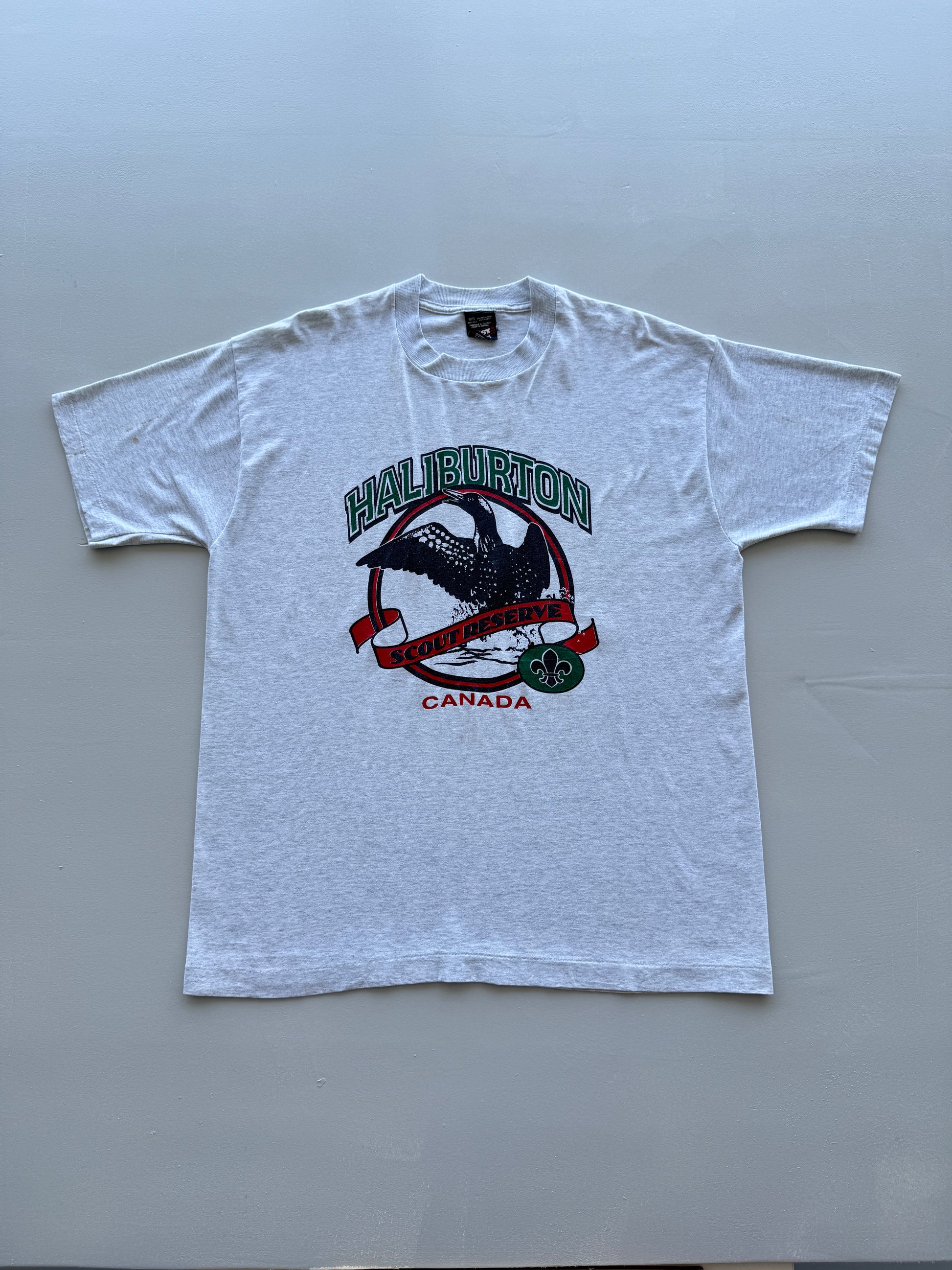 Taurus Haliburton Scout Reserve Canada 90s Vintage Single Stitch T-Shirt - XL