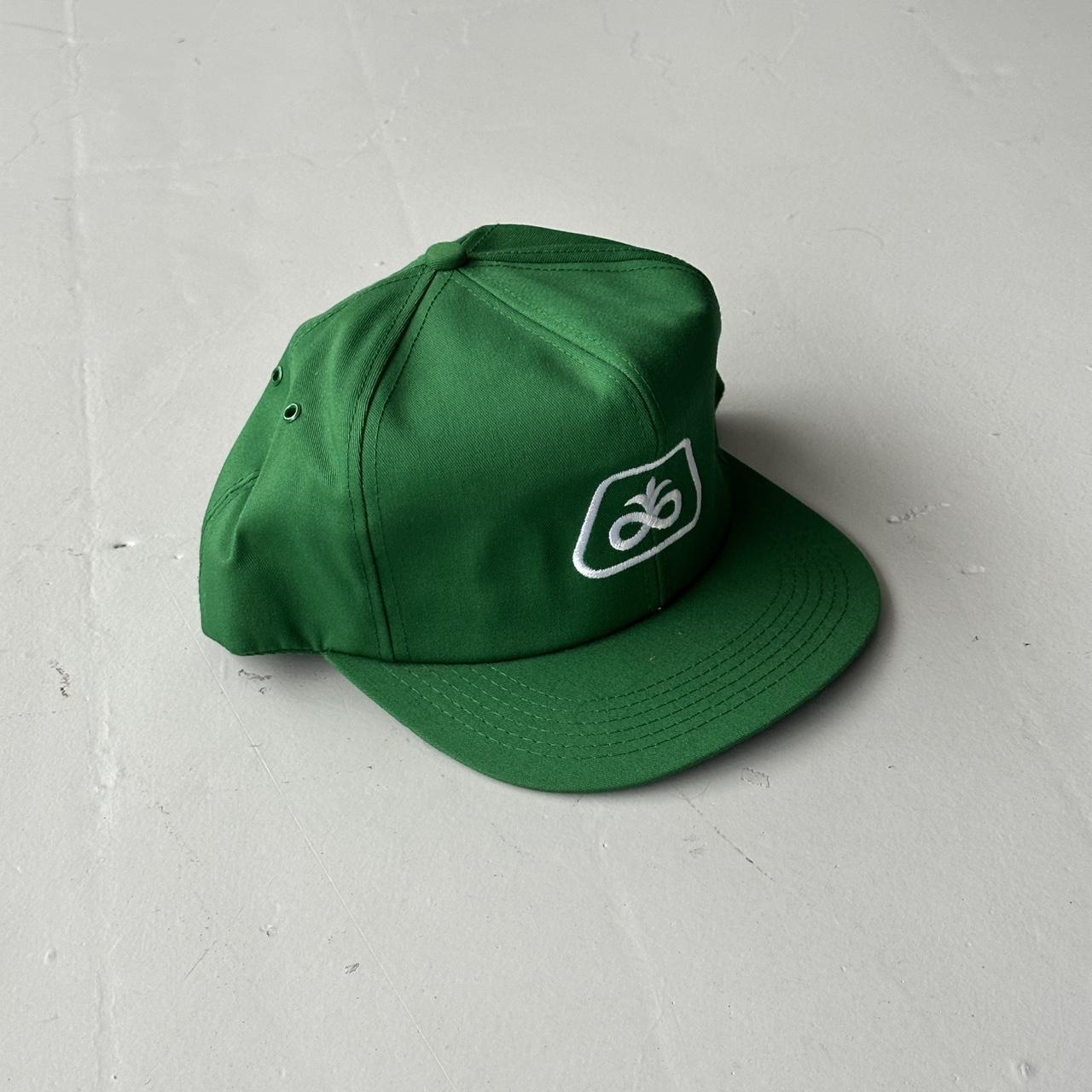 Green John Deere Western Vintage Cotton SnapBack Trucker Cap