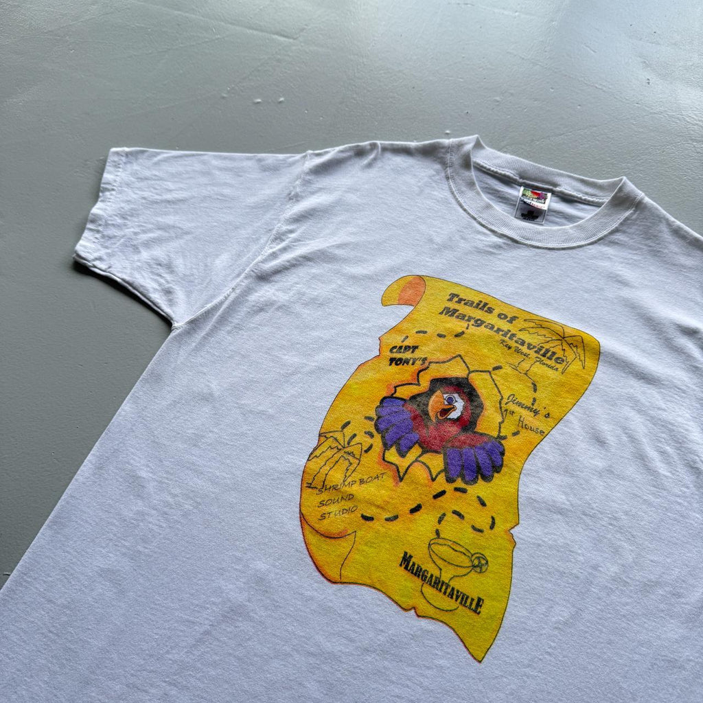 White Margaritaville Vintage 90s T-shirt - XL