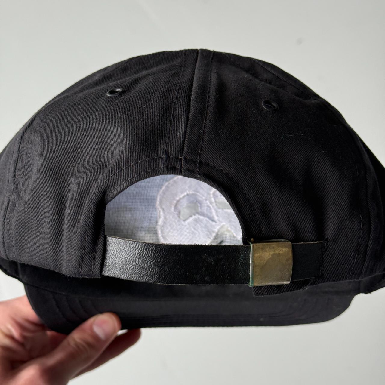 Black Phantom Of The Opera Vintage 80's Leather Strap Cap