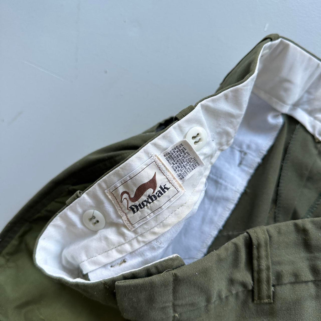 Duxbak Khaki Green Hunting Pants - 36" x 28"