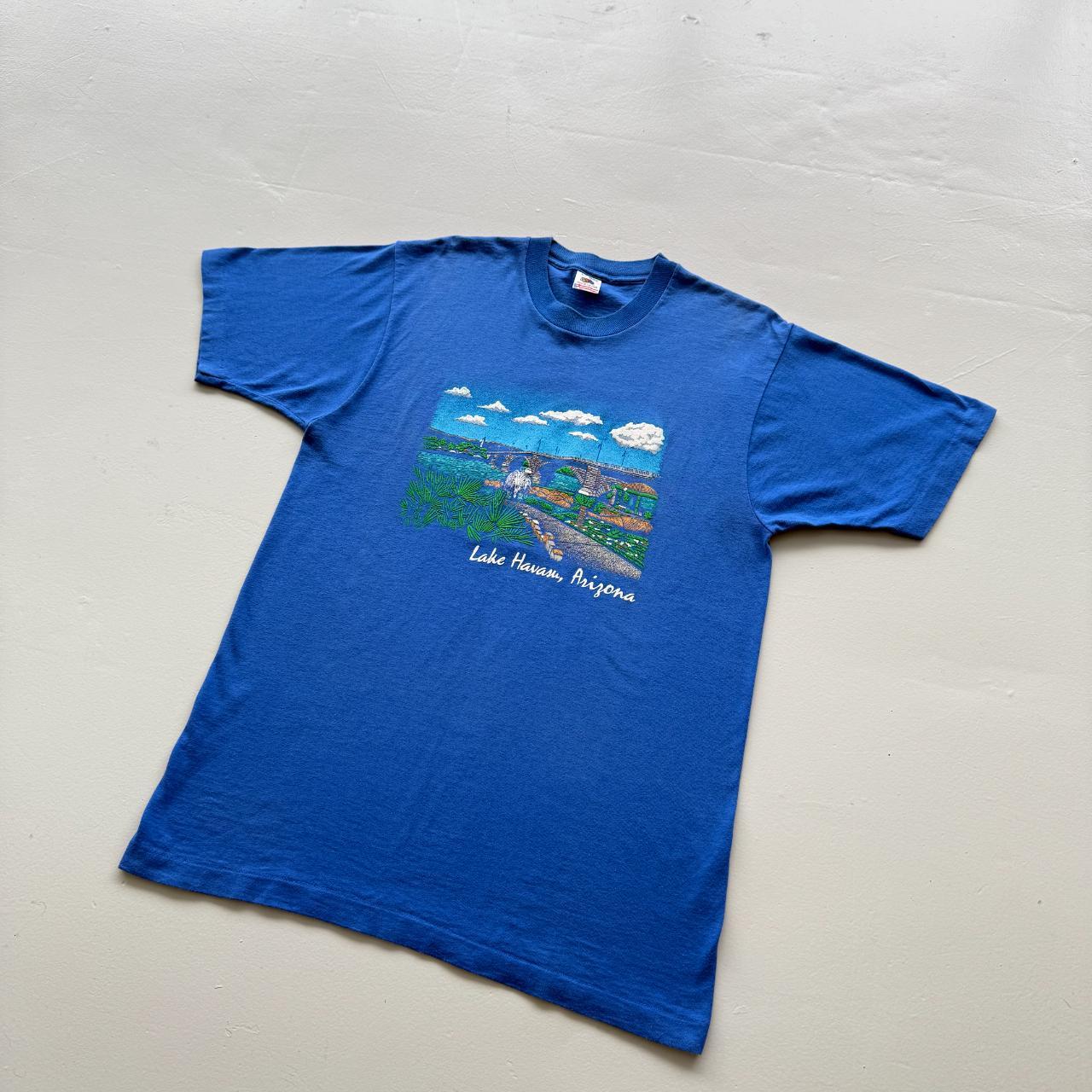 Blue Arizona Tourist Vintage 90s T-shirt - Medium
