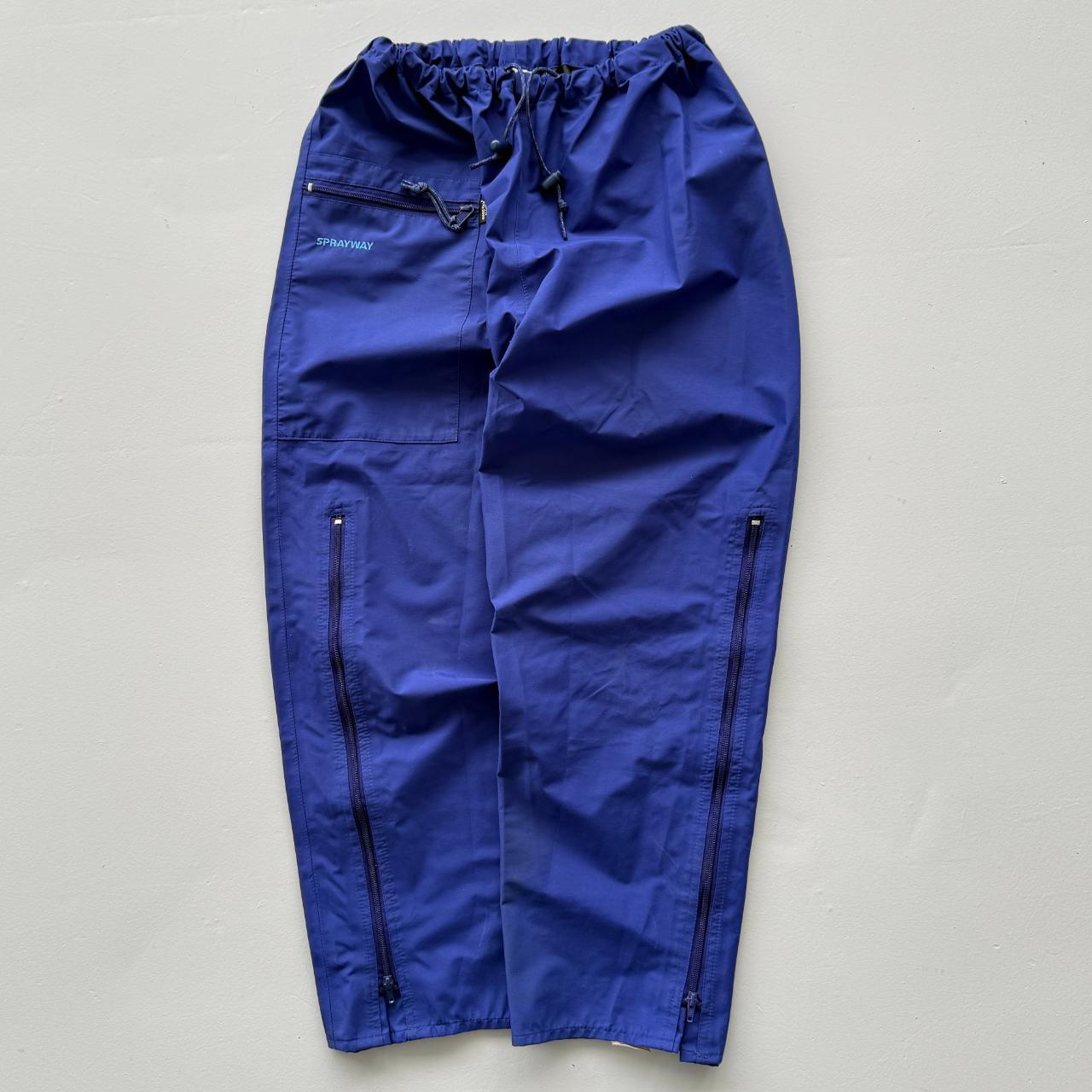 Purple Spray Way Outdoor Hiking Over Pants - Medium