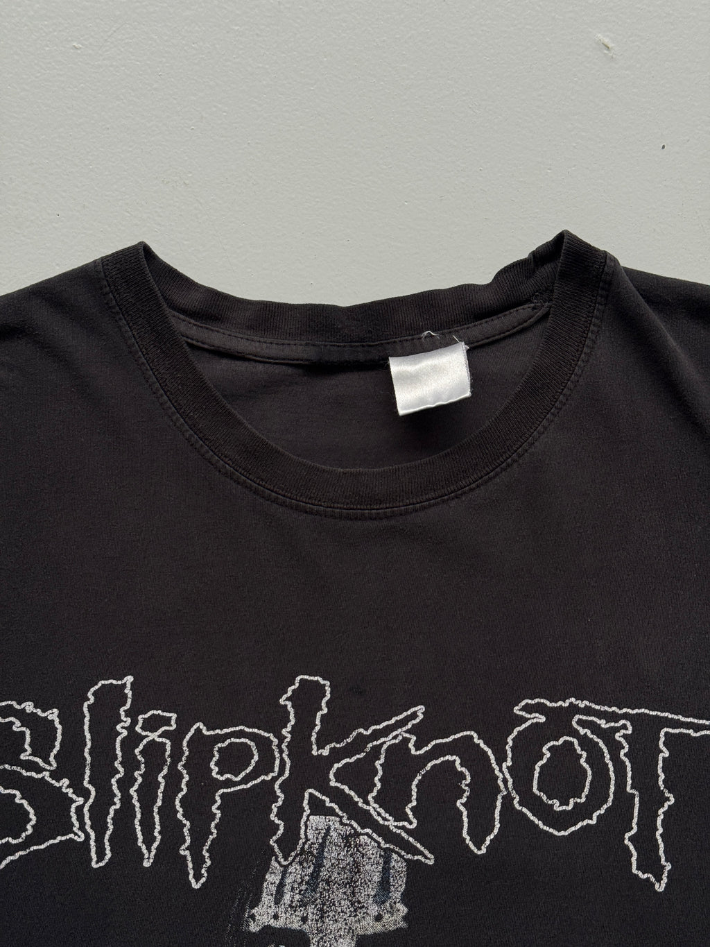 Black Slipknot Band Masks 90's Vintage Graphic T-Shirt - Medium