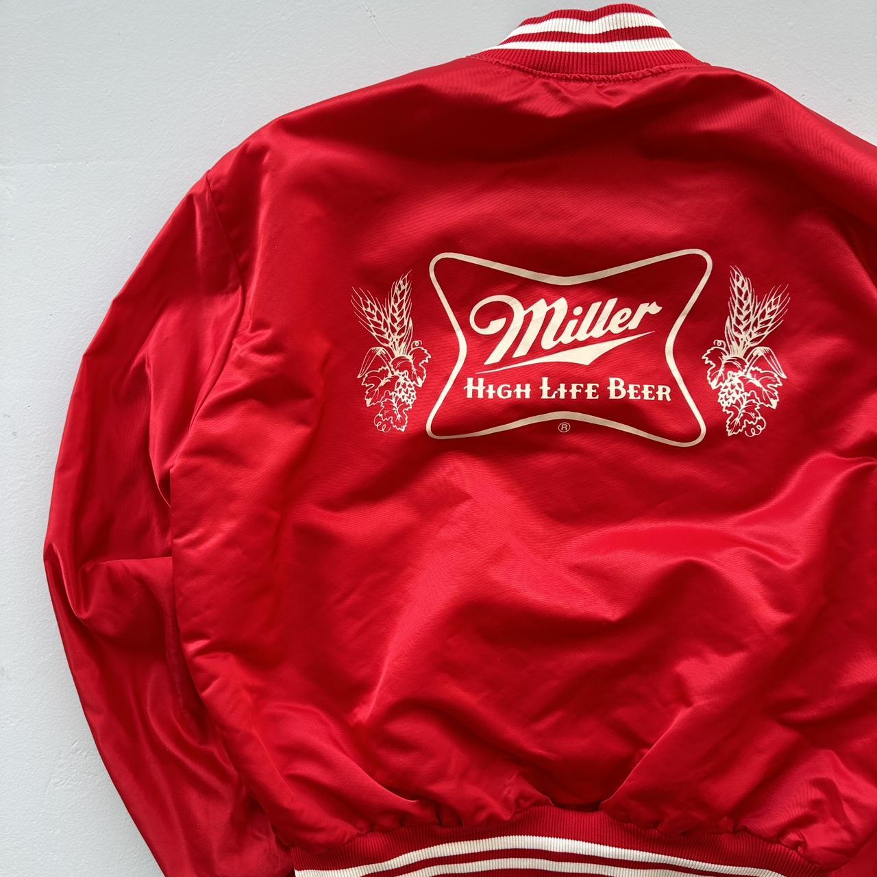 Miller Lite Beer 80’s Red Vintage Varisty Jacket - Small