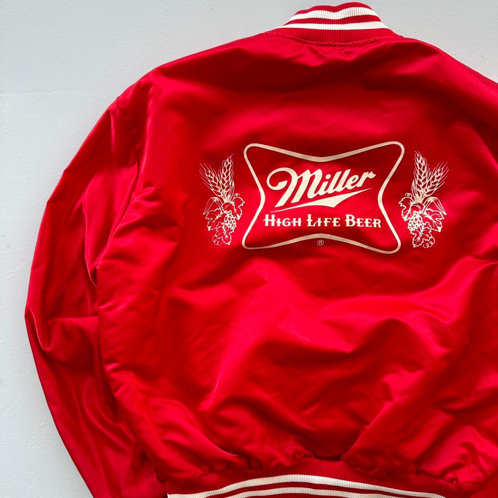 Miller Lite Beer 80’s Red Vintage Varisty Jacket - Small